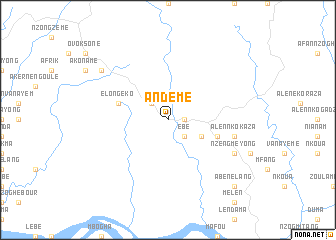 map of Andemé