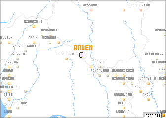 map of Andem