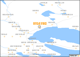 map of Anderbo