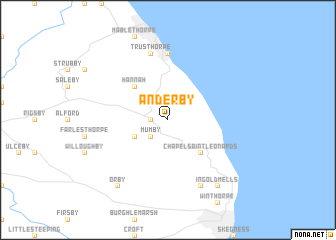 map of Anderby