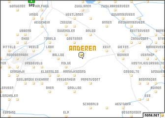 map of Anderen