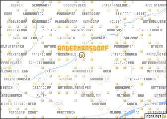 map of Andermansdorf