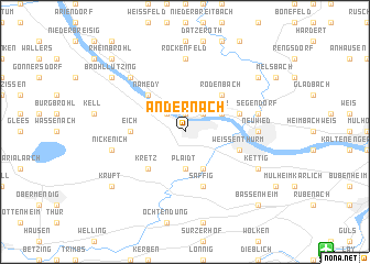 map of Andernach