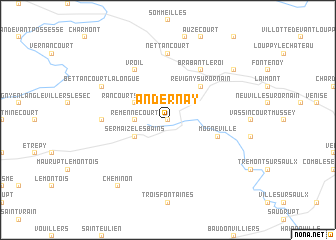 map of Andernay