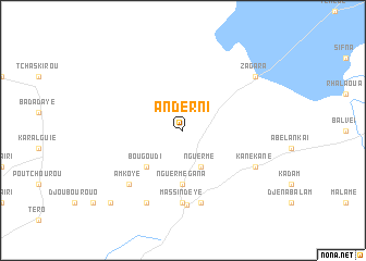 map of Anderni