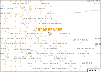 map of Andersdorf