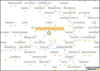 map of Andershausen