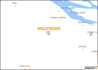 map of Andersmark