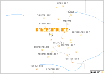 map of Anderson Place