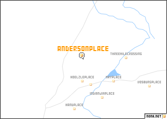 map of Anderson Place