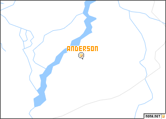 map of Anderson