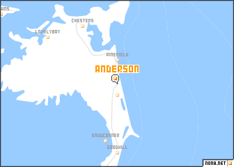 map of Anderson