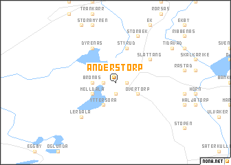 map of Anderstorp