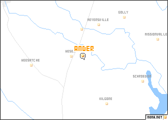 map of Ander
