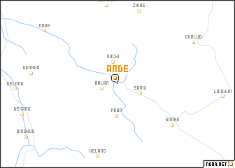 map of Ande