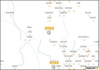 map of Ande