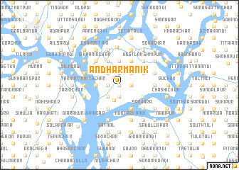 map of Āndhārmānik