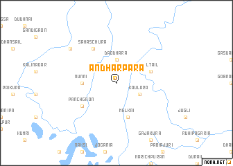 map of Āndhārpāra