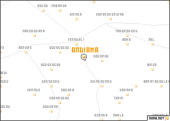 map of Andiama