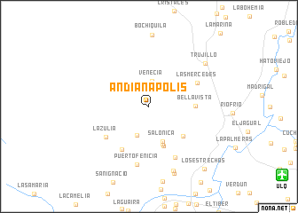 map of Andianapolis