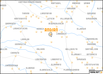 map of Andian