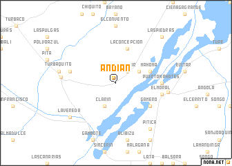 map of Andian
