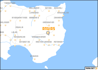 map of Andiás