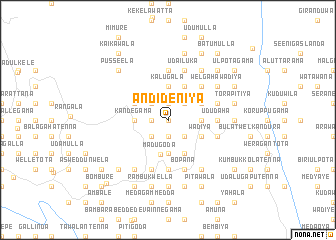 map of Andideniya