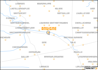 map of Andigné