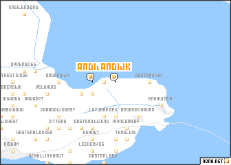 map of Andijk