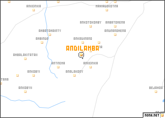 map of Andilamba