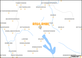 map of Andilambe