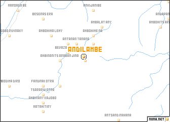 map of Andilambe