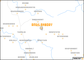 map of Andilamboay