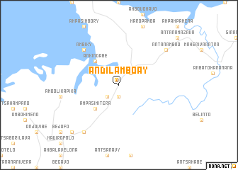 map of Andilamboay