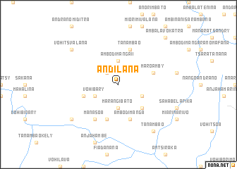 map of Andilana