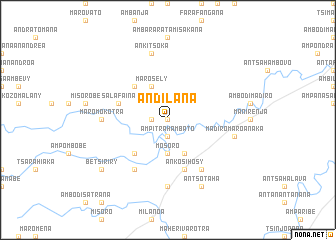 map of Andilana