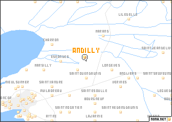 map of Andilly