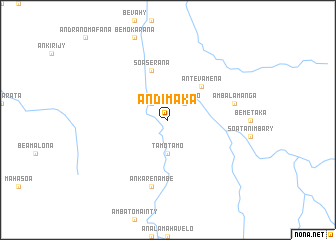 map of Andimaka