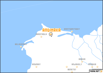 map of Andimaka