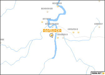 map of Andimaka