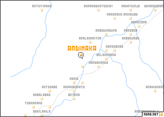 map of Andimaka