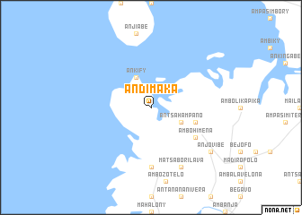 map of Andimaka