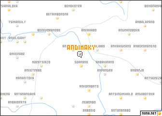 map of Andimaky