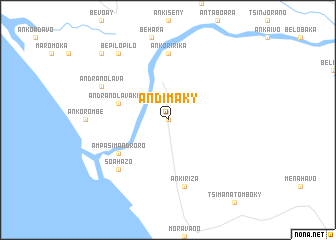 map of Andimaky