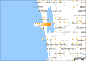 map of Andimunai