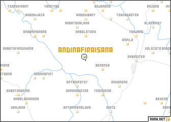 map of Andina-Firaisana