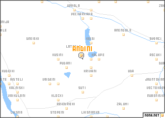 map of Andini