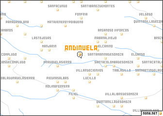 map of Andiñuela