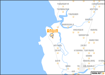 map of Andin